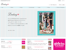 Tablet Screenshot of lindsay.narumiya-online.jp